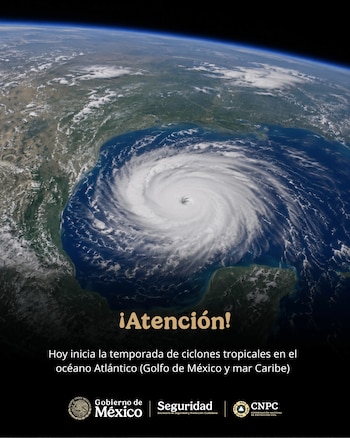 México entra oficialmente en una etapa de vigilancia meteorológica ante la formación de ciclones en ambas cuencas oceánicas.