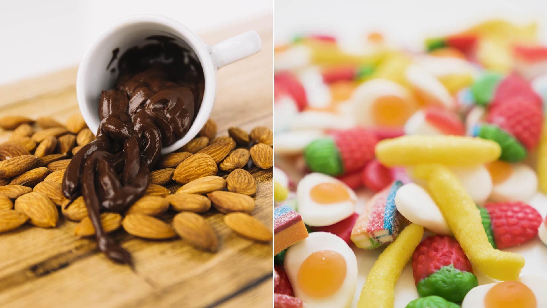 Las almendras cubiertas de chocolate son una opción dulce que aporta proteínas y grasas saludables, ayudando a controlar el apetito y el peso