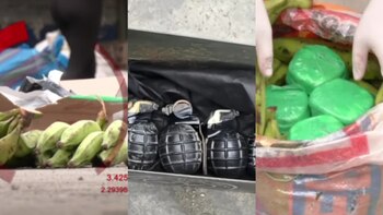 Granadas de guerra y cargamentos