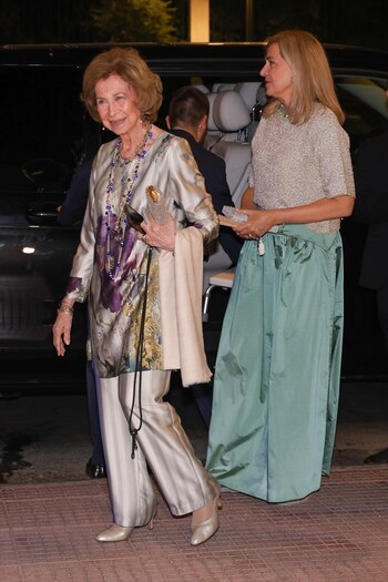 La reina Sofiía y la Infanta Cristina. José Ruiz / Europa Press