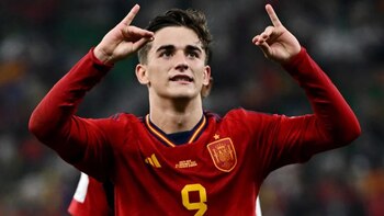 Gavi brilló con España ante