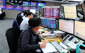 Varios agentes de bolsa surcoreanos