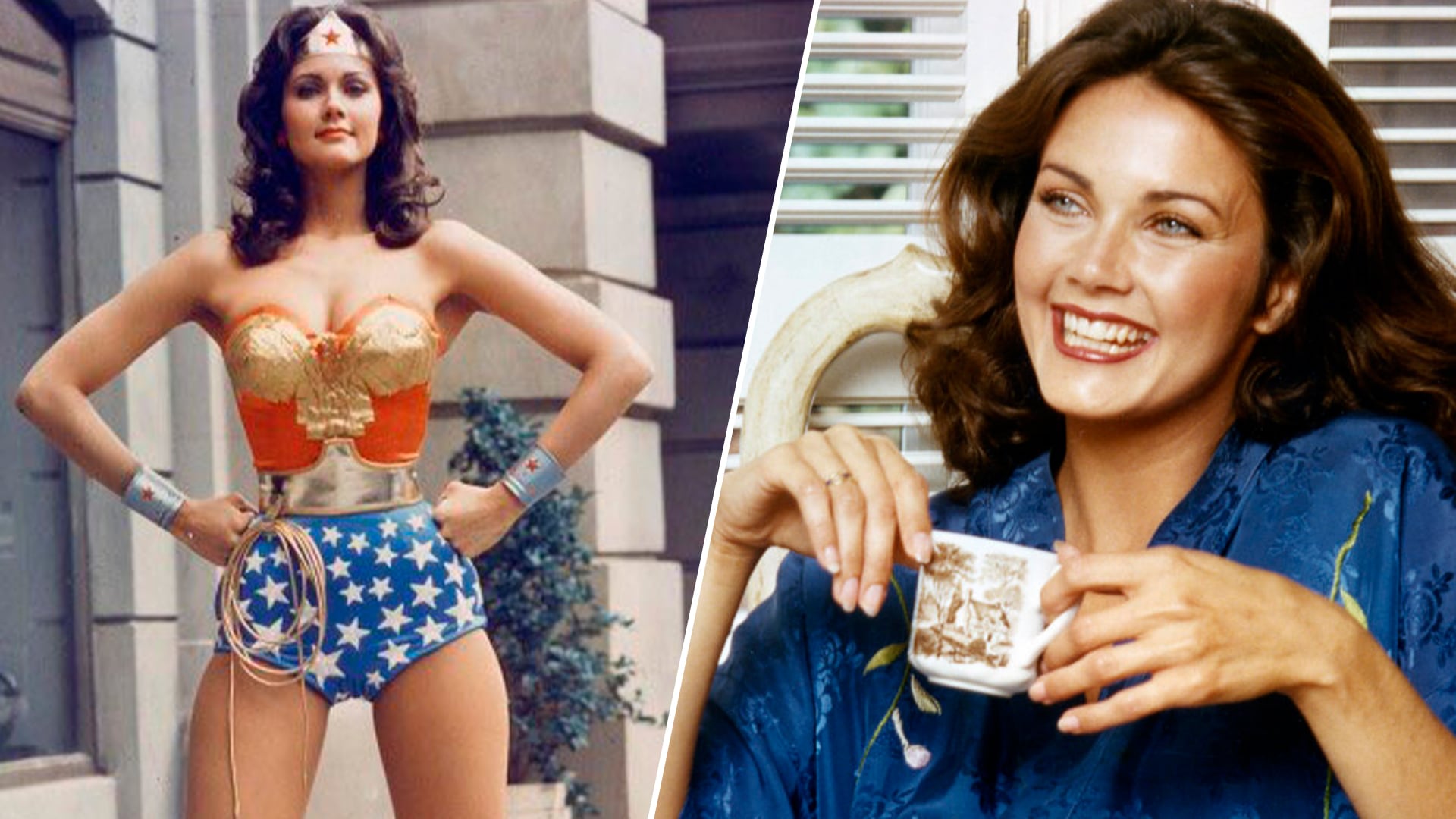El vestuario de Carter combinó un vestido translúcido con apliques reflectantes y una prenda exterior con volados (Gallery Lyndacarter.com / @Arq_Trooper ( Archivo 1975))