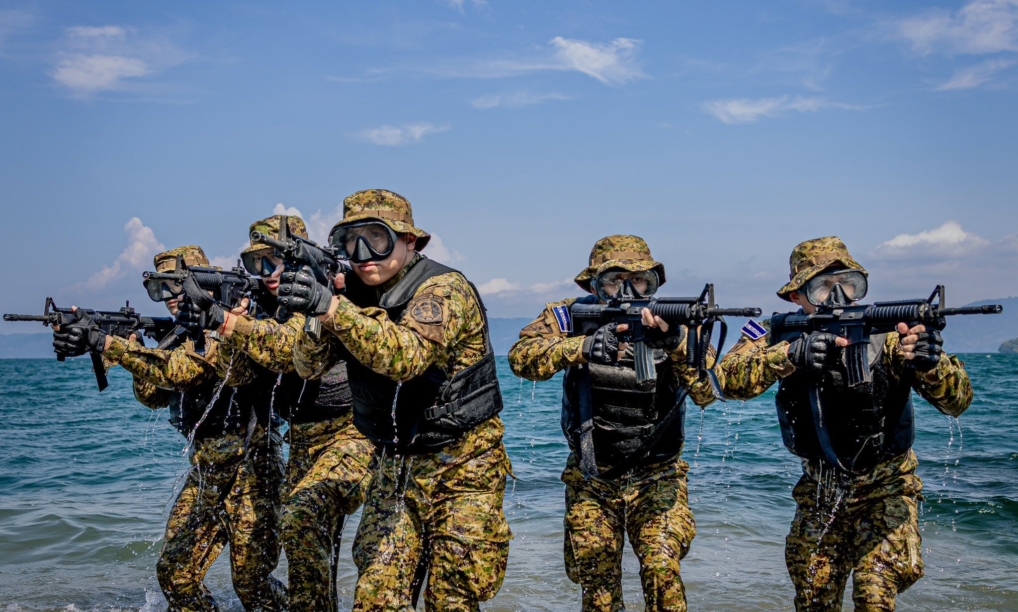 La Fuerza Antipandillas de Haití confirmó la llegada de tropas salvadoreñas para participar en las tareas de búsqueda. (Cortesía: Fuerza Armada El Salvador)