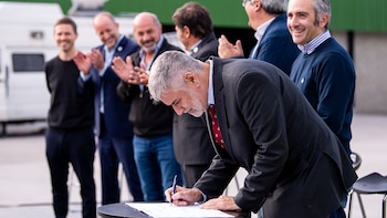 Feletti apareció este martes en