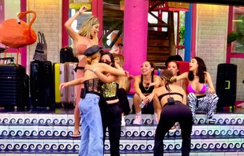 Las mujeres se mostraron muy