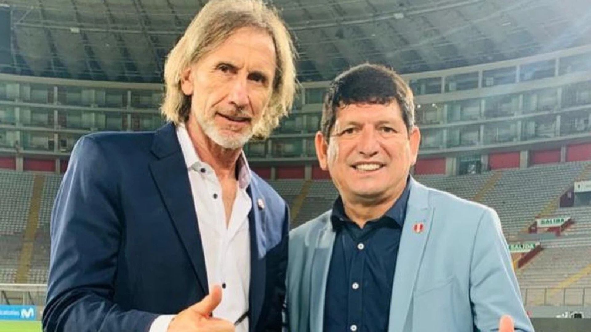 Ricardo Gareca mantuvo una negociación controversial con Agustín Lozano para renovar con la selección peruana a mediados de 2022. - créditos: Difusión