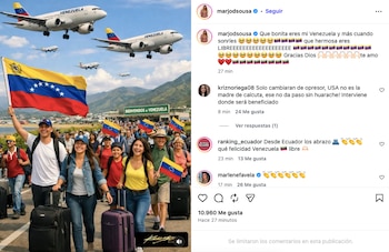 La actriz festejó a través