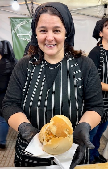 fiesta de la galleta de piso en Saladillo