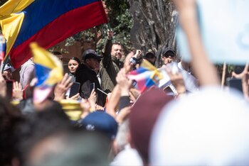Alcalde Galán participa en manifestaciones