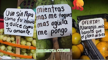 Una comerciante ambulante de Lima