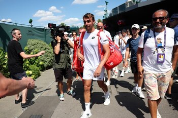 El tenista Benjamin Bonzi (REUTERS/Isabel