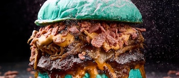 La hamburguesa 'Diamante Azul' del