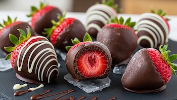 Fresas congeladas con chocolate: el postre refrescante y fácil de preparar que sorprende con cada bocado