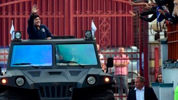 La camioneta anfibia Overcomer Hunta.