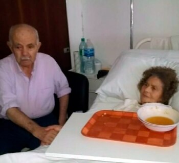 Martín y su esposa Eugenia.