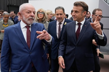 El presidente francés Emmanuel Macron propuso consolidar la asociación estratégica bilateral tras la reelección de Lula da Silva. (EFE/ARCHIVO)
