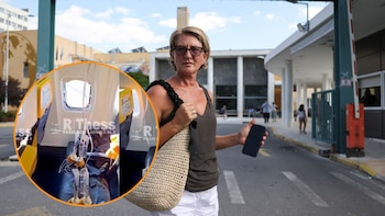 Habla la mujer del hombre succionado por la ventanilla de un avión de Ryanair, herido de gravedad: “Le agarré las piernas y pensé ‘si morimos, morimos juntos’”