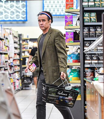 Colin Farrell fue fotografiado mientras