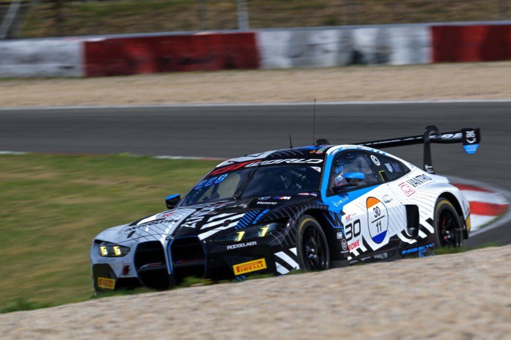 El de Rada Tilly en acción sobre el BMW M4 GT3 EVO con el que logró el título de la clase Endurance del GR World Challenge (Crédito: GT World Challenge Europe)