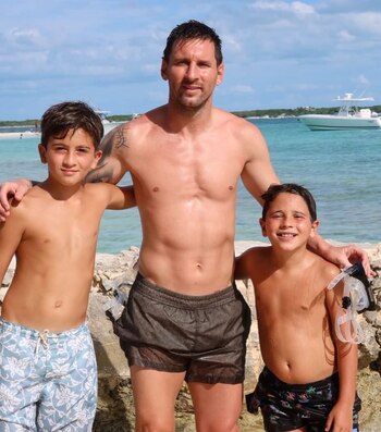 Las fotos con Thiago y