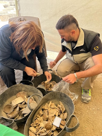 El equipo de catalogación en