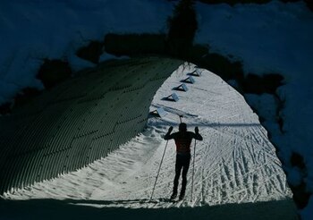 Anton Pantov of Kazakstan competes