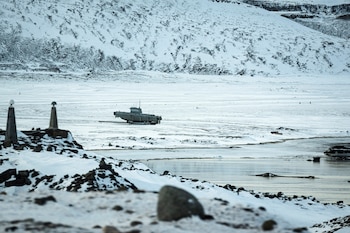 Base espacial Pituffik en Groenlandia. Ritzau Scanpix/Thomas Traasdahl vía REUTERS