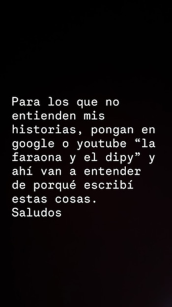 El músico cuestionó al streamer en historias de Instagram y lo acusó de haberlo atacado con una canción antes de pedirle disculpas públicas