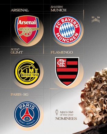 Balon de Oro: Mejores equipos masculinos