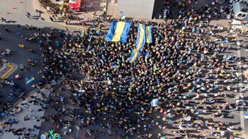 El inicio de la concentración desde el aire (Lihueel Althabe)