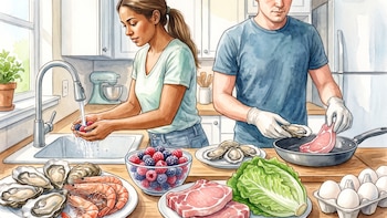 De verduras a mariscos: qué virus contaminan los alimentos con mayor frecuencia y cómo detectarlos