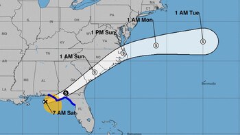 El avance de la tormenta