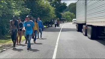 Venezolanos que insisten en ingresar