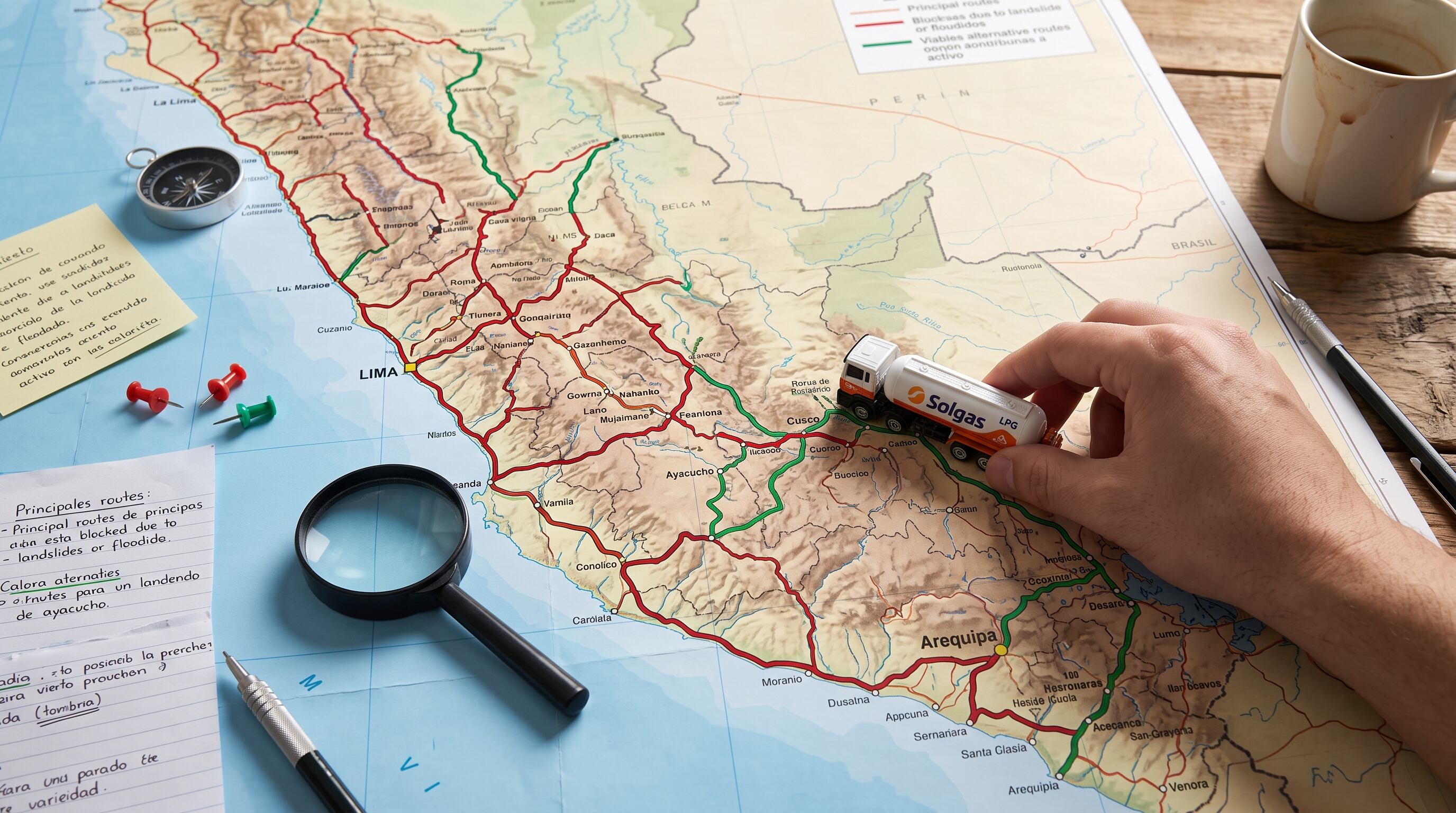 Huaicos y carreteras con posibles bloqueos: ¿Cómo se prepara la distribución de GLP ante el fenómeno El Niño?
