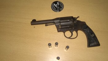 El revólver calibre 38