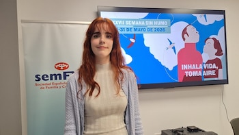 María Iglesias Alonso, médica de familia y coportavoz de la Semana Sin Humo de la Sociedad Española de Medicina Familiar y Comunitaria.
