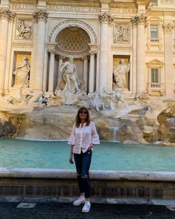 La turista de 50 años