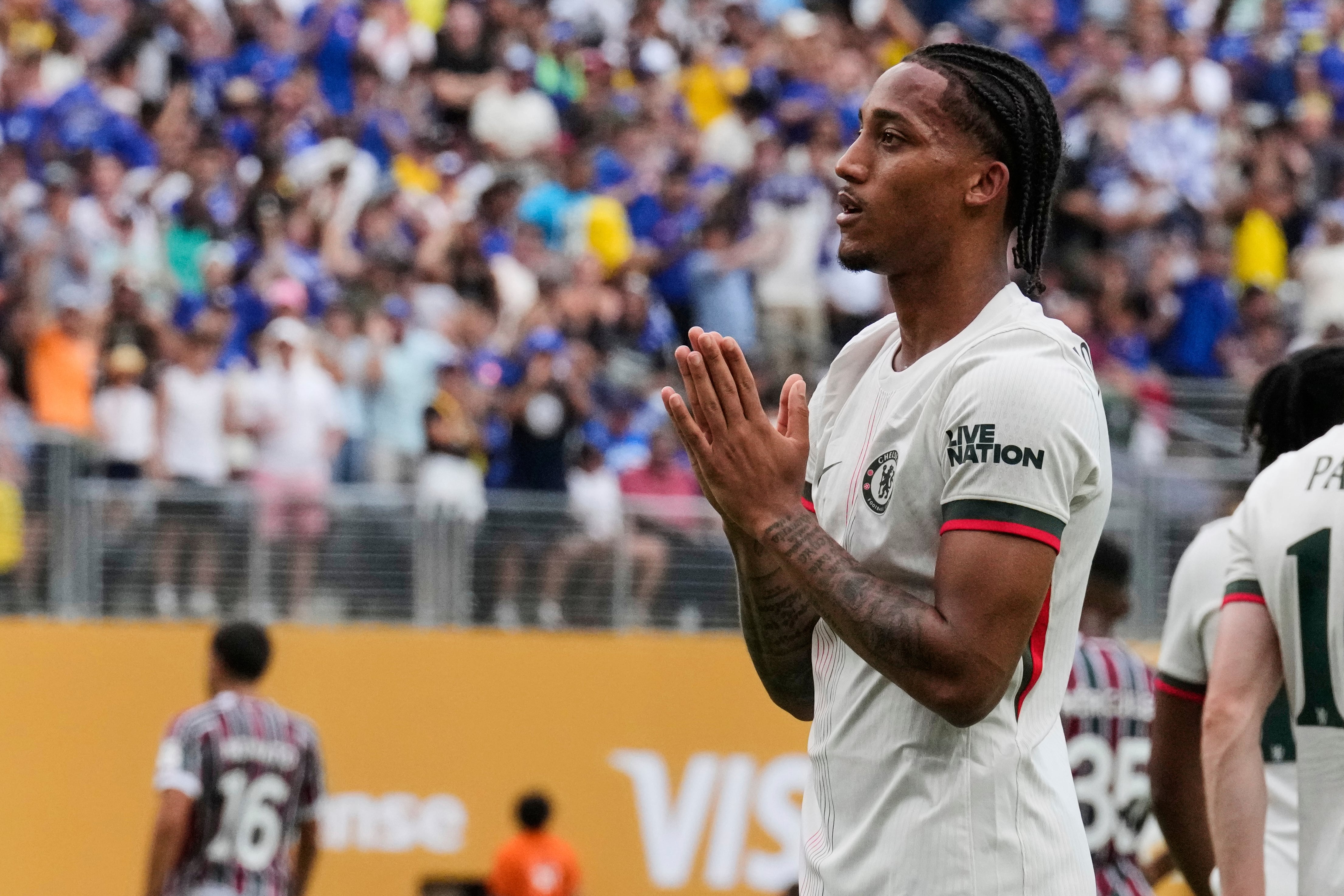 João Pedro afirma que Cole Palmer podría ser titular como número diez en la Selección de Brasil por su creatividad y visión de juego (AP/Seth Wenig)