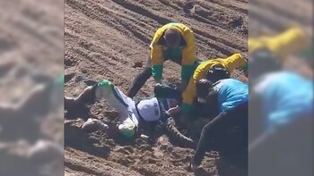 Dramático accidente en el Enduro