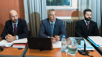 Los fiscales José Lenkiewicz -a