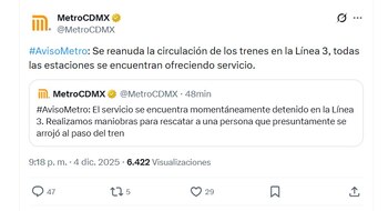 (X/ @MetroCDMX)