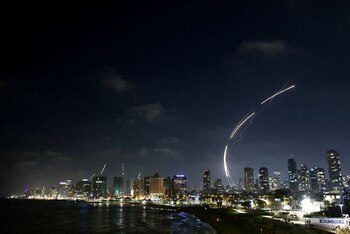 Misiles lanzados desde Irán son