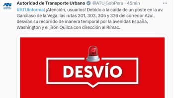 ATU - Caída del poste