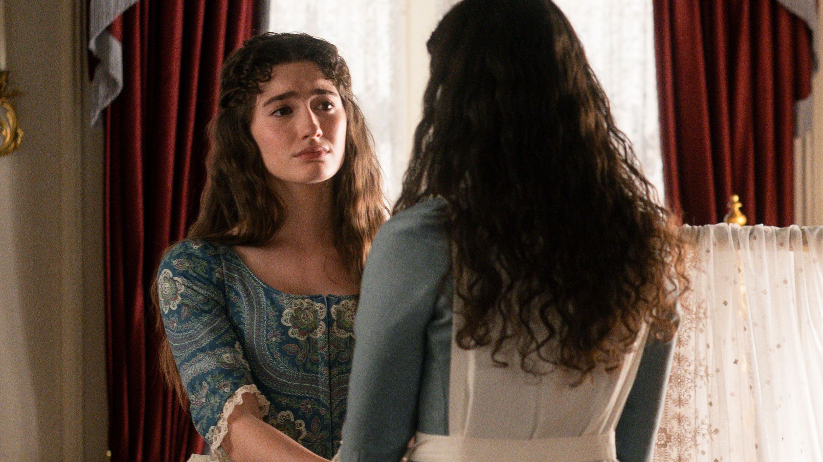Rosalía confiesa a Leonor que se ha enamorado de Rafael en 'Valle Salvaje' (RTVE).
