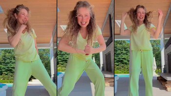 La cantante subió a su