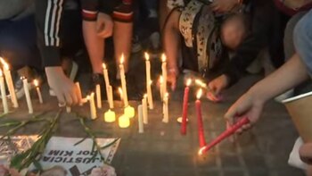 Velas encendidas para pedir por