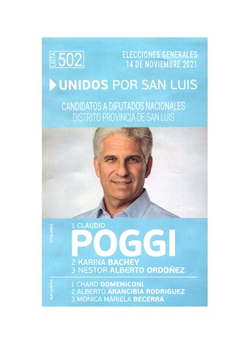 Foto: Boleta de Alianza Unidos