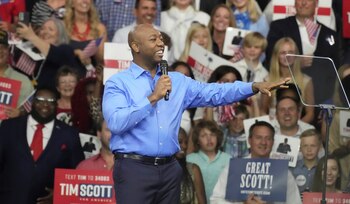 El senador Tim Scott en