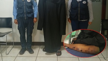 Agentes de la DPI participaron en el operativo que permitió rescatar a la víctima de trata en el Distrito Central (Foto: Policía Nacional)